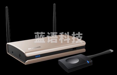 宝疆Y100 商务无线投屏器手机平板电脑同屏器无线投影网关HDMI无线传输器会议系统 拍拍投屏器