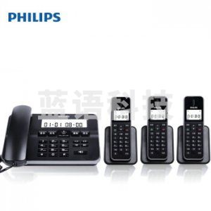 飞利浦 PHILIPS DCTG192 电话机（一拖三）