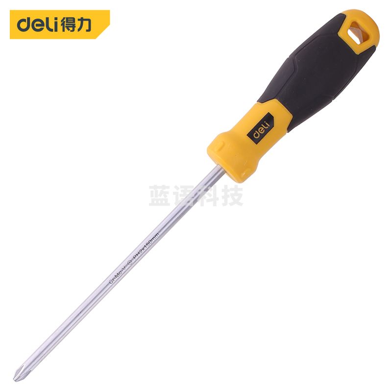 得力DL636150 十字鱼雷柄螺丝批PH2x150mm