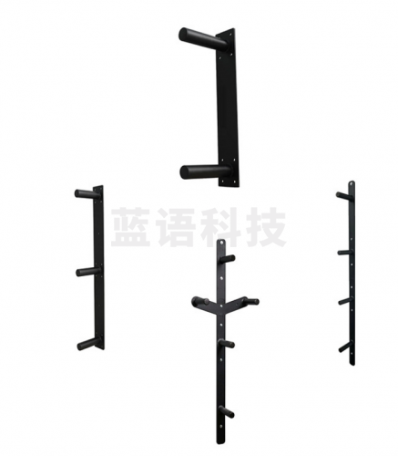 X-RIVAL FITNESS墙挂式杠铃片多层可选挂杆