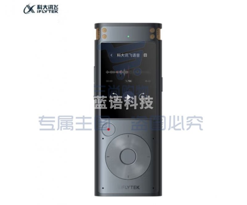 科大讯飞（iFLYTEK） AI智能录音笔SR302pro 免费专业录音实时转写文字 星空灰