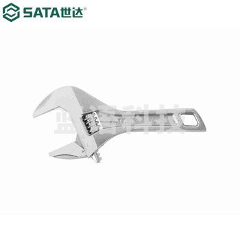 世达（SATA）47235 大开口短柄活动扳手12