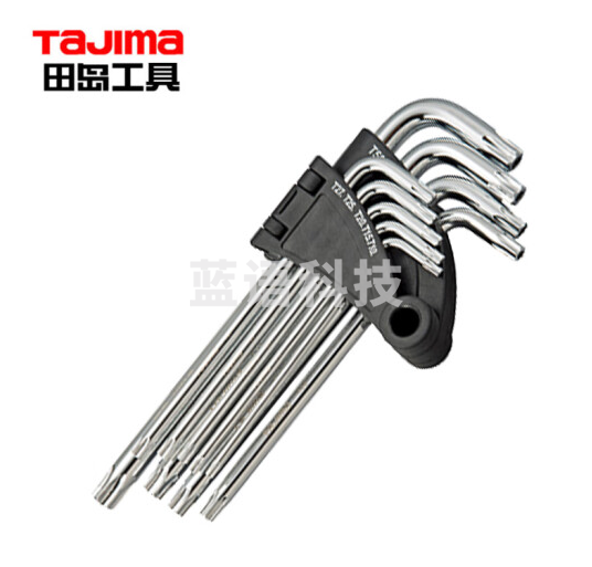田岛 （TAJIMA）精密强力花型（中心带孔）扳手标准9件套 1304-2462