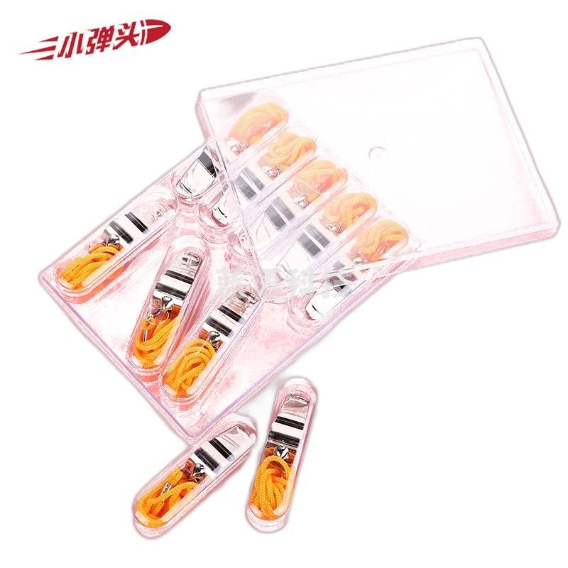 口哨 不锈钢口哨便携式军训运动训练裁判金属哨子 一盒十个