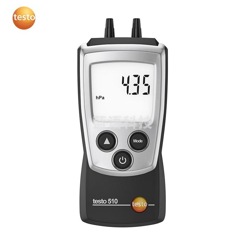 德图 德国 微压差表TESTO510 数显微压差计 差压计高精度 压差仪 TESTO510 官方标配+30CM皮托管