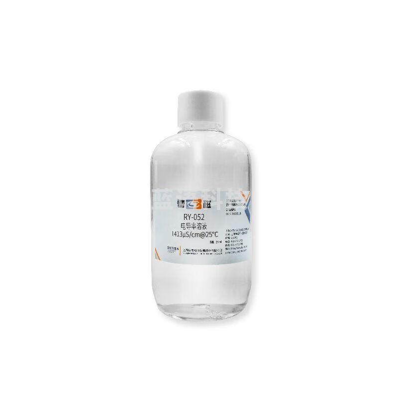 雷磁DDSJ-308F 台式数显电导率测试仪 实验室电导率测量仪检测 电导率溶液 1413μs/cm (250ml)