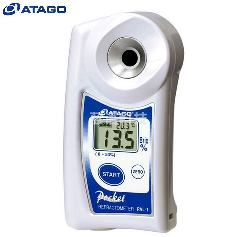 日本爱拓ATAGO 手持数显糖度计PAL-1数显测糖仪水果饮料甜度检测试仪糖份浓度计0-53% PAL-1