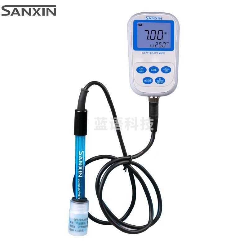 三信SX711便携式 pH/mV计 731盐度电导率仪溶解氧 水质检测 SX711 pH/mV计
