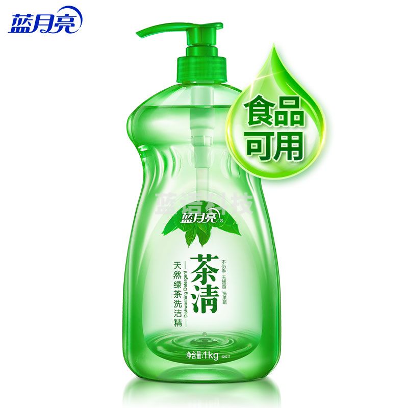 蓝月亮 茶清洗洁精1kg*2套装 洗涤灵洗碗果蔬净 餐具净 食品可用