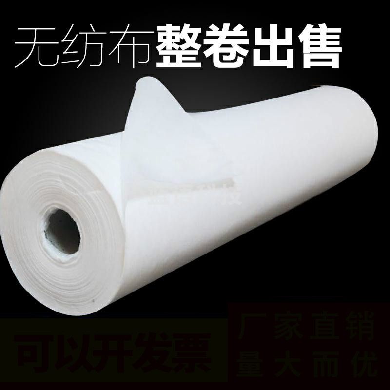 白色无纺布布料整卷不织布透气防尘农用苗圃无纺布水稻育秧苗 白色20克 10米长1.6米宽