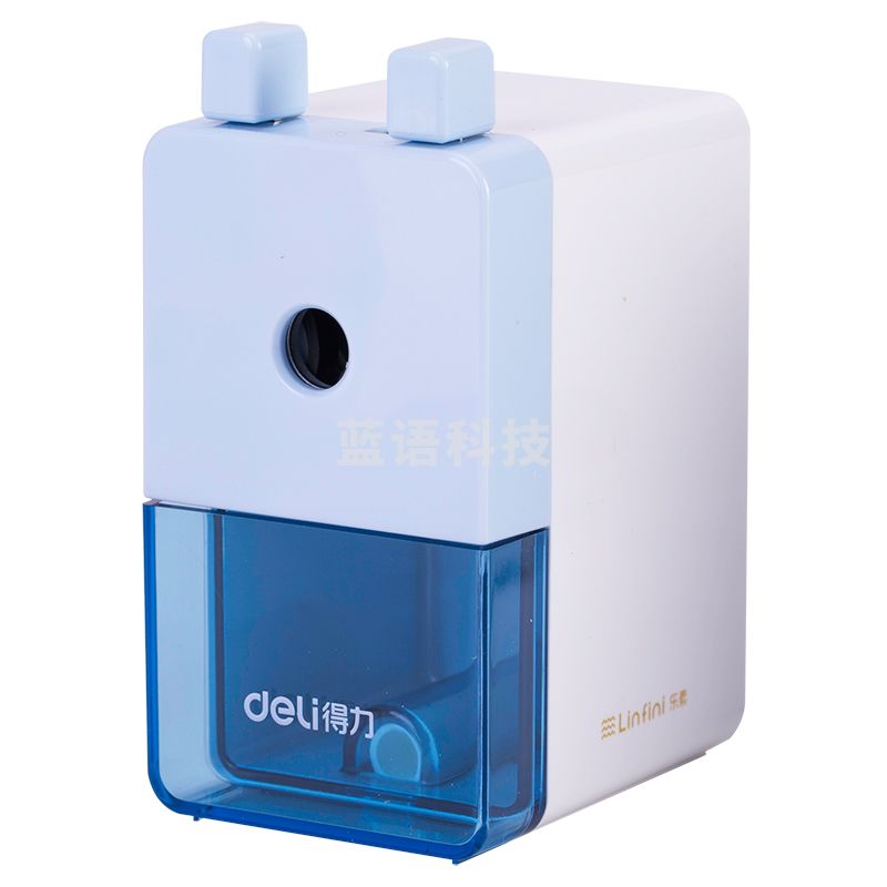 得力(deli)乐素系列手摇削笔机 简约风格转笔刀铅笔削笔器卷笔刀 0749 (10只起售，偏远区域下单前请电话咨询)