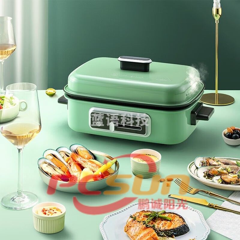 西屋(Westinghouse)WSC-1688 多功能烹饪锅 煎烤涮一体一锅多用