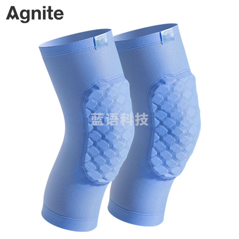 安格耐特(Agnite) FL104-2L篮球训练护膝(蓝)(2个/付)