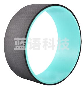 瑜伽圈瑜伽按摩滚轴32*13cm黑绿色