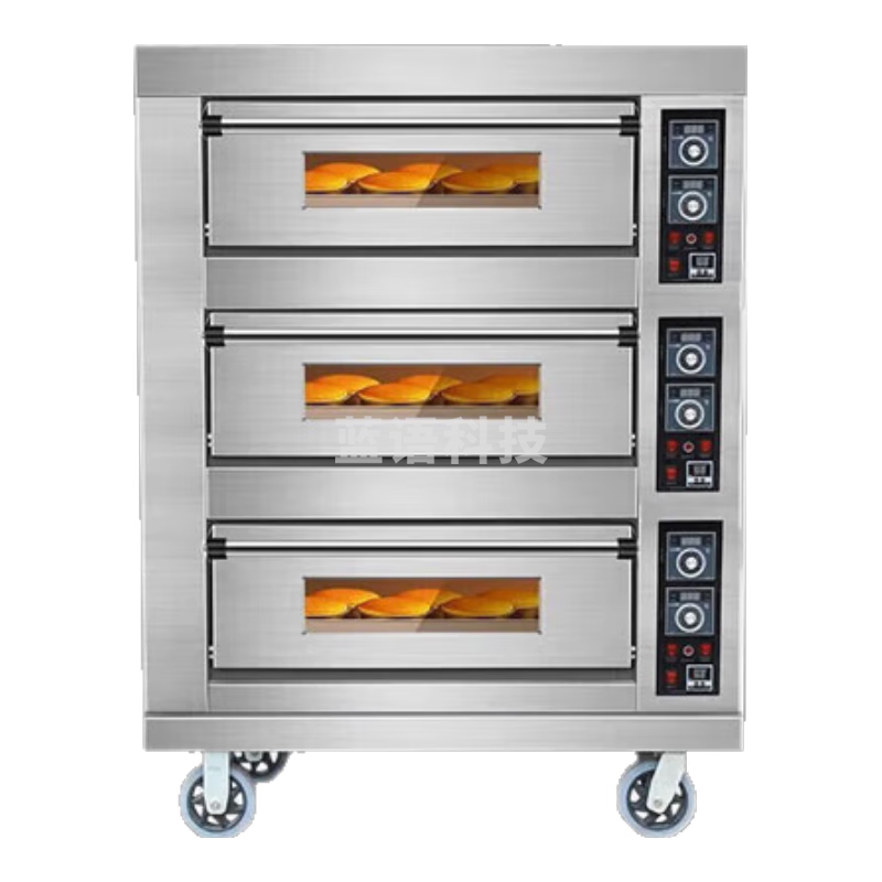 特睿思（TERUISI）电烤箱商用大型燃气面包烤炉三层九盘大容量蛋糕披萨烘焙烤箱  JX-309