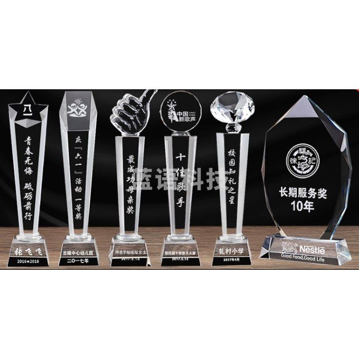 水晶奖杯 定制款 高30cm左右