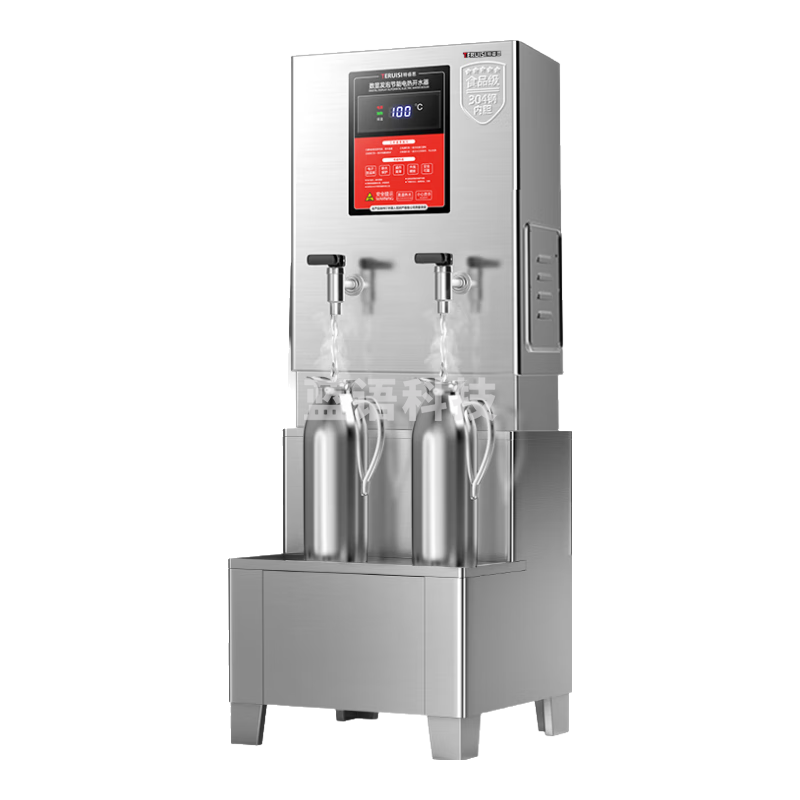 特睿思（TERUISI）开水器商用开水机烧水器电热大容量烧水机工地用饭店热水器酒店工业食堂不锈钢烧水箱 100L/H-380V ZK-90-SXFD2