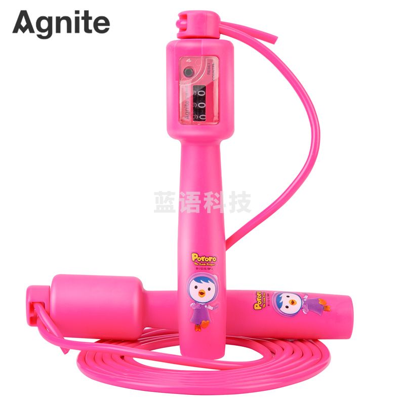 安格耐特F4131啵乐乐机械计数跳绳(混色)(单根装)(PVC绳)