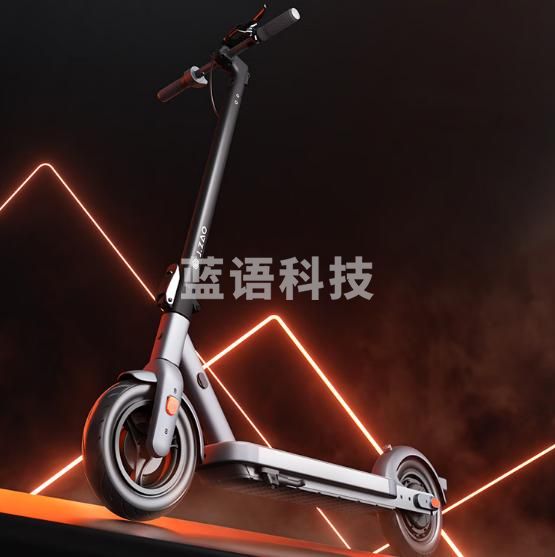 京东京造电动滑板车F1成人学生便携轻量动感可折叠智能10英寸大轮胎 太空灰