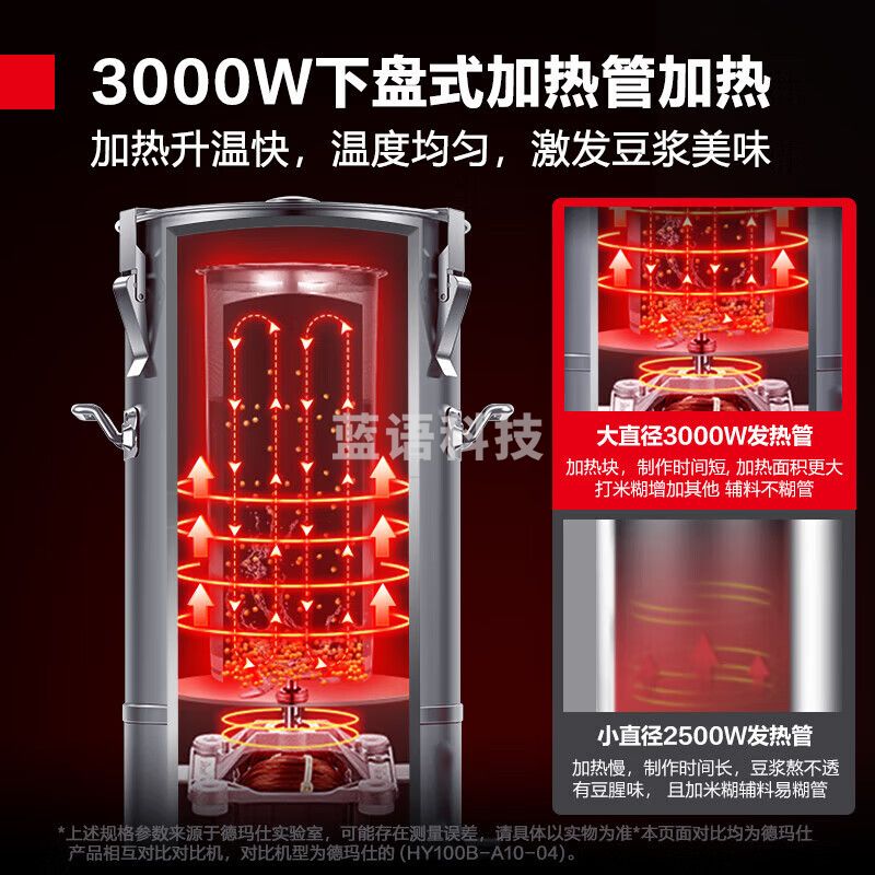 德玛仕（DEMASHI）商用豆浆机大容量浆渣分离早餐店单位食堂用全自动磨煮一体大型免煮  16升|75杯|高浓度|低噪保温 HY160B-E16