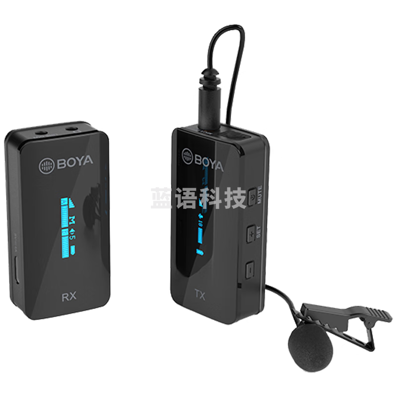 BOYA 博雅麦克风XM6无线领夹麦克风小蜜蜂 手机直播相机户外采访vlog短视频收音麦无线话筒 3.5mm版