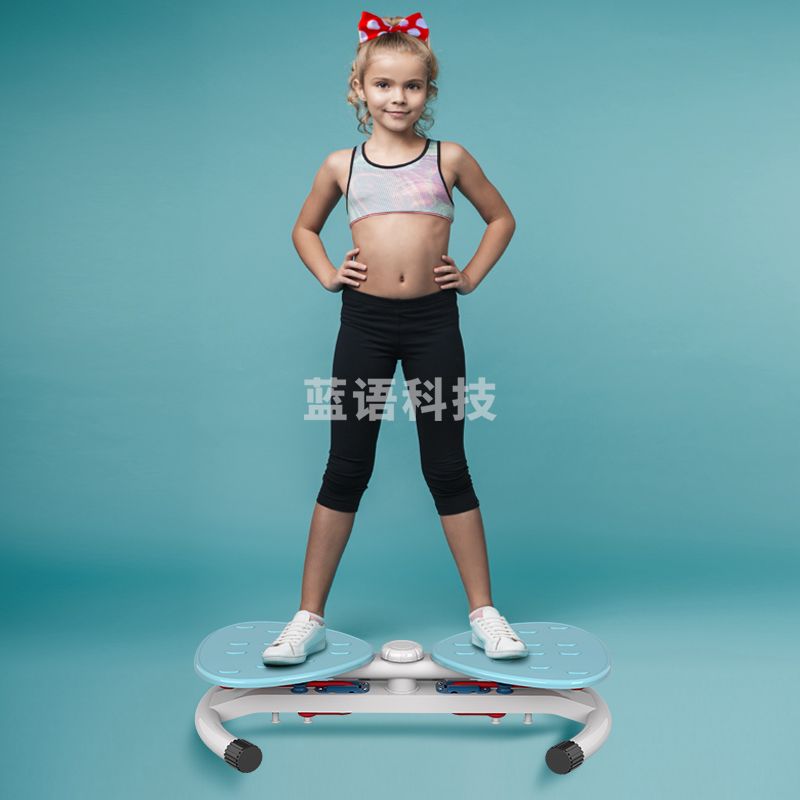 捷瑞特美国品牌扭腰机家用健身器材女性收腹转腰部扭扭腰转盘神器xs300 蓝色