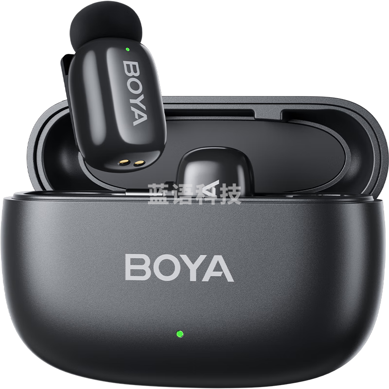 BOYA mini博雅迷你麦克风一拖一无线领夹麦克风 手机直播采访户外短视频录音降噪指尖收音麦 Type-C版