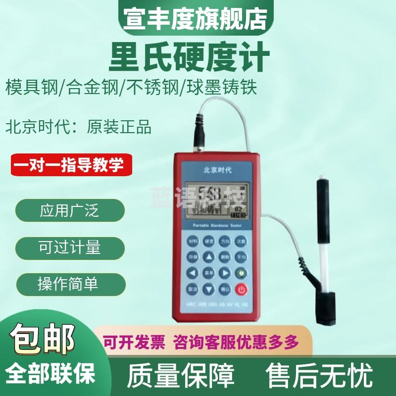 宣丰度TH110 高精度便携式里氏硬度计 笔式硬度计可打印钢材硬度测试仪 TH110带打印