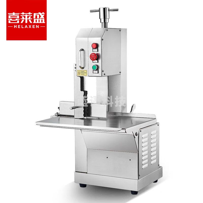 喜莱盛锯骨机商用切肉切骨机 火锅店食堂大型台式剁骨切鱼机切牛排骨YF-300A