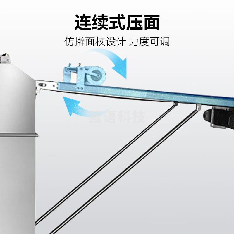 喜莱盛刀切馒头机大型商用仿手工馍馍机 食堂大型全自动花卷机方形馒头机MD150