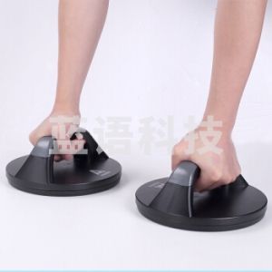 安格耐特 F4168 圆盘旋转俯卧撑架 (黑)(2个/盒)