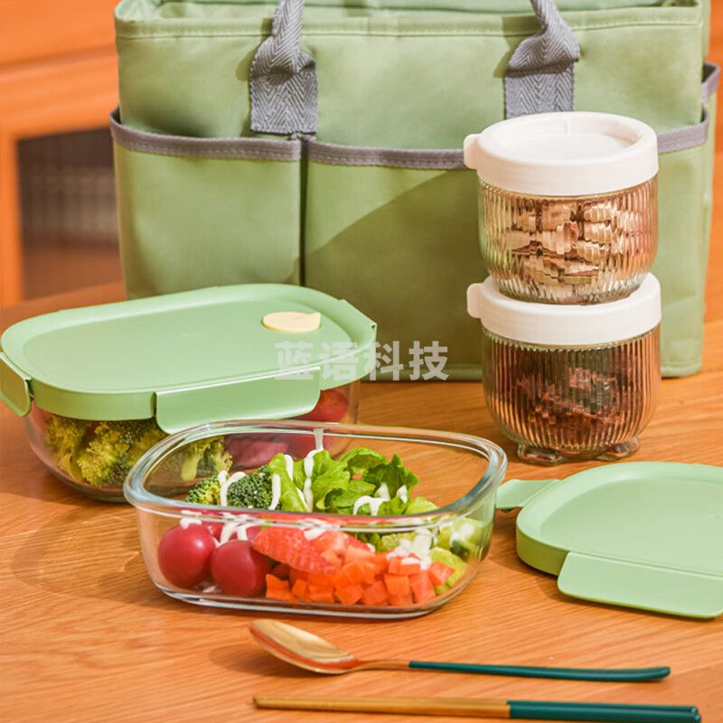 荣事达(Royalstar)RCR-ZR-6 甄润水晶保鲜六件套 臻润精致生活乐扣