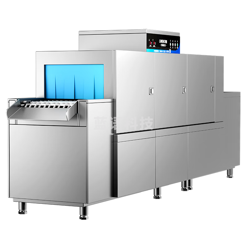 驰能（CHINENG）商用洗碗机餐厅专用大型酒店餐厅学校食堂长龙式洗碗机全自动高温洗碗烘干一体 CN-8021-PFS-Z2P2-B325