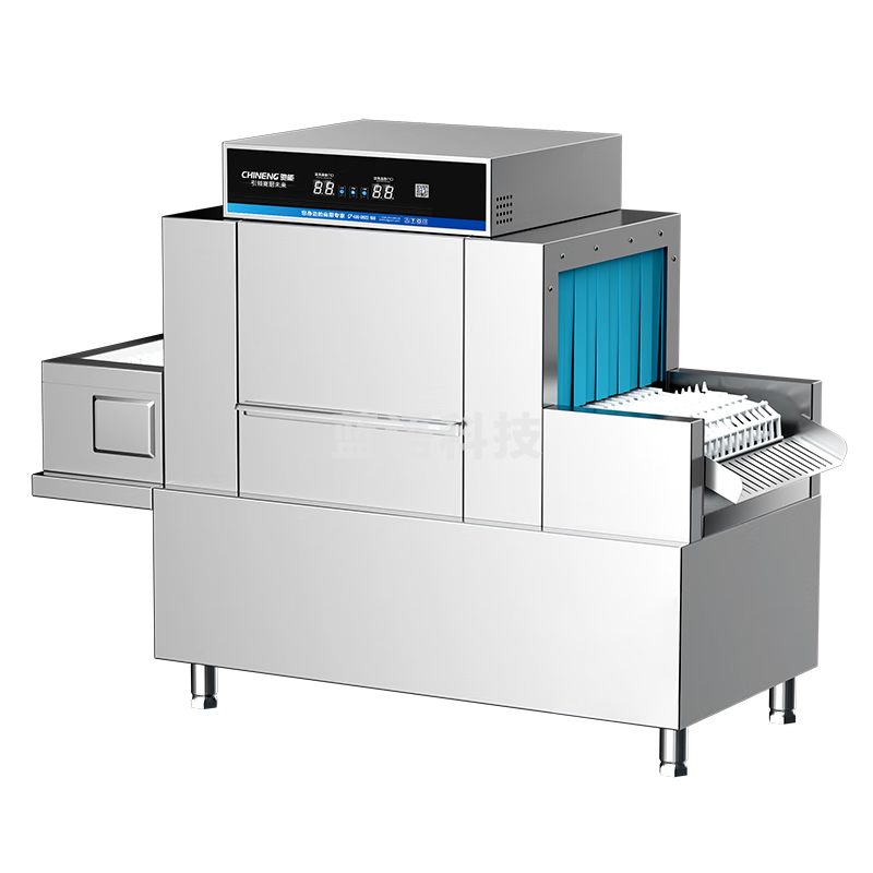 驰能（CHINENG）商用洗碗机餐厅专用大型酒店餐厅学校食堂长龙式洗碗机全自动高温洗碗烘干一体 CN-PFS-160D-S