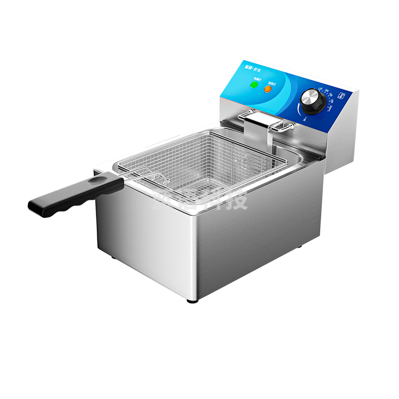 东贝(Donper)电炸炉油炸锅商用小型单缸10升电炸锅炸串炸鸡翅薯条油条炸机EF-10L定时款
