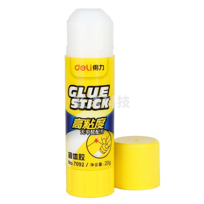 得力7092强力PVP固体胶棒白色（12支一盒）