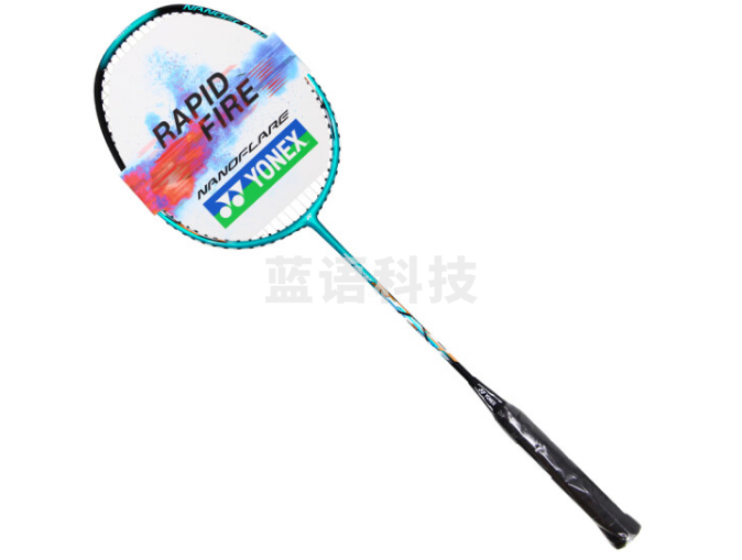 YONEX尤尼克斯羽毛球拍疾光羽拍NF-DR全碳素单拍已穿线含手胶 青绿