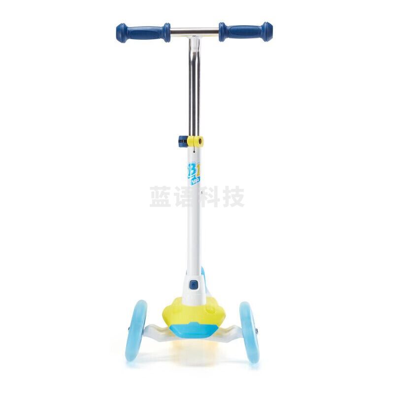 迪卡侬 滑板车宝宝轮滑溜溜划板OXELO-SB1_500闪光轮_柠檬黄 4127044