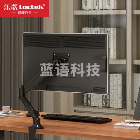 乐歌（Loctek）Q2显示器支架 旋转电脑架 可升降桌面支架 显示屏支架 17-30英寸单屏 商用