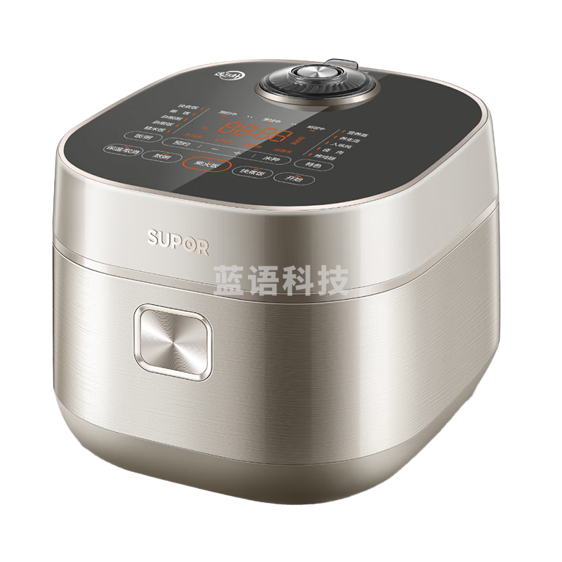 苏泊尔（SUPOR）远红外电饭煲钛不粘0涂层4L无涂层电饭锅家用不锈钢球釜 IH智能多功能SF40HC1869