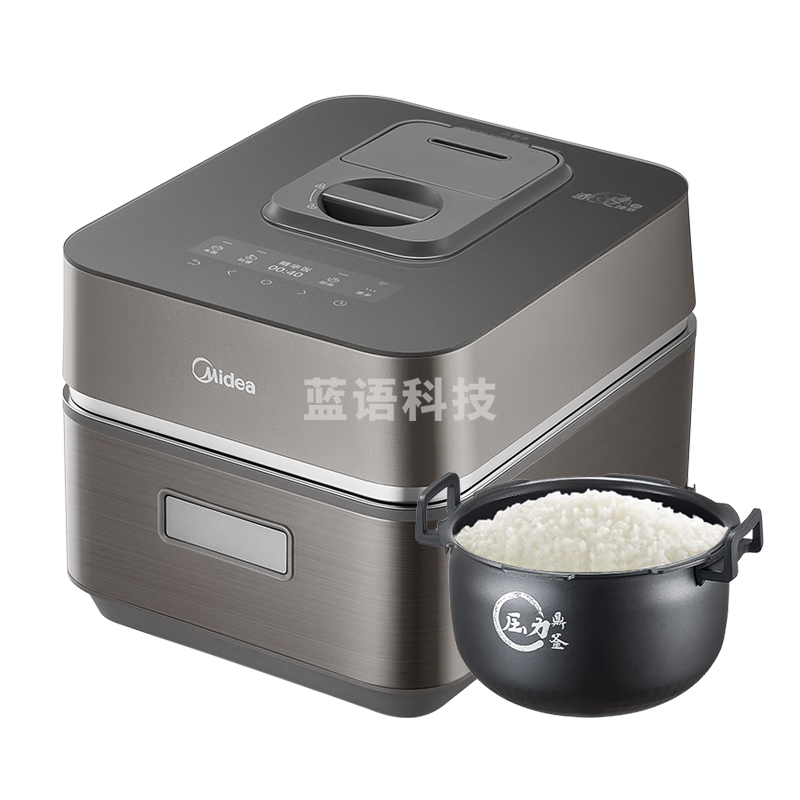 美的（Midea）花瓣IH系列电饭煲上下双热源 3L压力厚釜闪电快煮航天级PEEK涂层小米粥米饭锅MB-G2