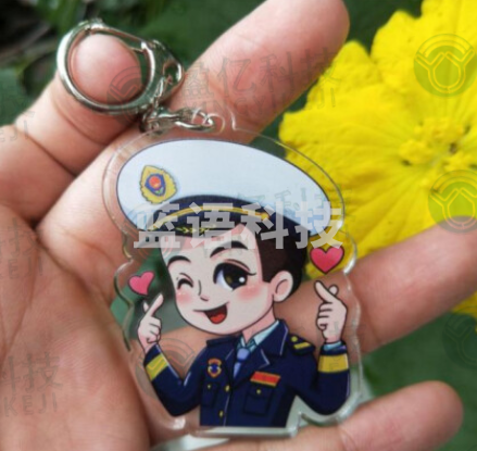 钥匙扣卡通兵哥哥汽车钥匙挂件军恋军娃娃挂件礼物公仔手链