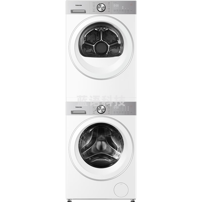 东芝（TOSHIBA）玉兔2.0pro洗烘套装【DG-10T18B+T18B】10KG滚筒洗衣机+变频热泵烘干机