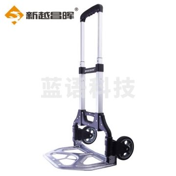 新越昌晖小推车小拖车行李车折叠拉杆车货购物手拉车手推车货车承重约140斤黑F51005