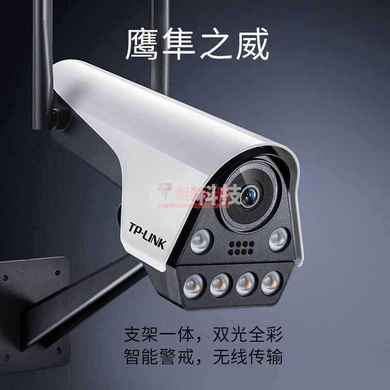 TP-LINK 300万高清筒型双光全彩警戒无线网络摄像机 全彩夜视防尘防水 手机app远程监控 TL-IPC536F-A4-W20