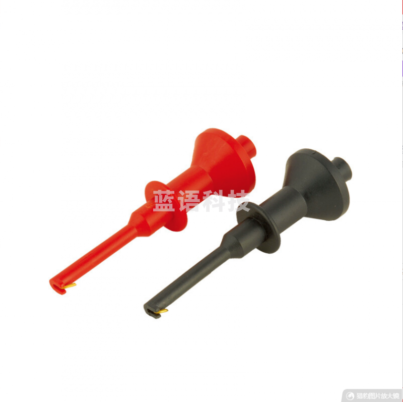 优利德UTC01 测试线 钩式测试夹 (UTC01)M4螺纹接口 UT-C01直插