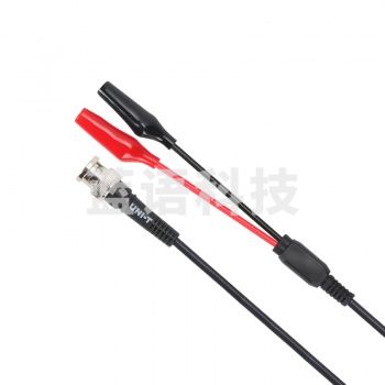 优利德 UT-L02 鳄鱼夹式连接线 测试连接BNC接头UTL02