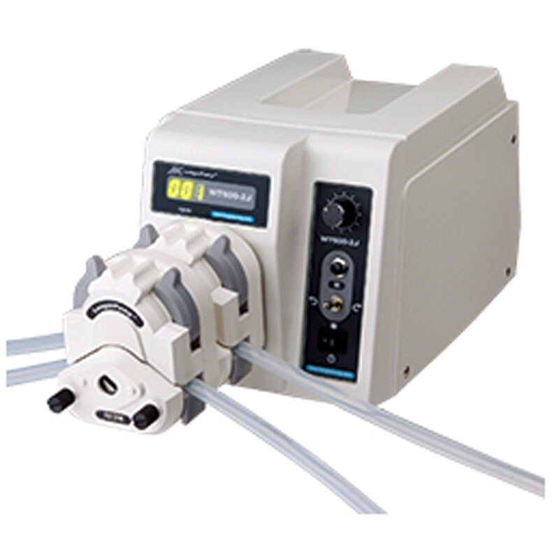 JISENPUER保定兰格WT600-2J大流量精密蠕动泵恒流泵多泵头串联双通道四通道 WT600-2J+YZ1515x泵头