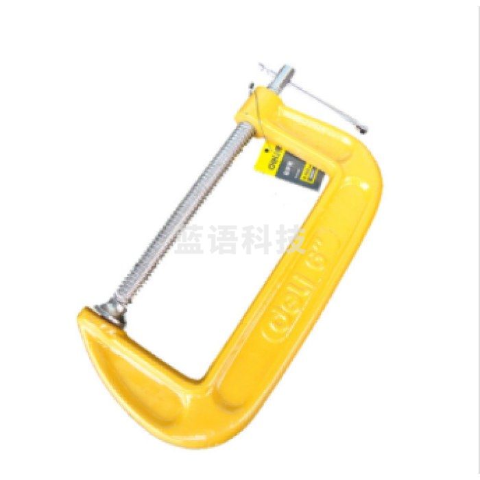 得力(deli) G字夹C型木工夹子4寸 木工夹紧器快速夹具固定器磨具夹 DL-G204