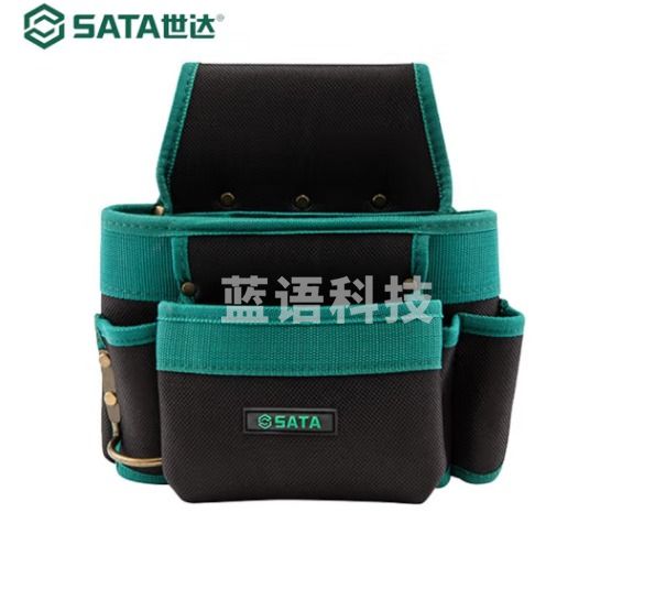 世达(SATA)工具包五金电工工具包帆布腰包组合6袋式组合工具腰包95212